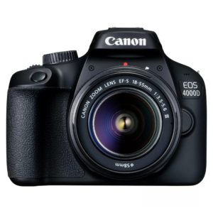 Canon EOS 4000D DSLR Camera with EF-S 18-55mm f3.5-5.6 III Zoom Lens