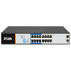 D-Link (DGS-F1210-18PS) 18-Port Gigabit Smart PoE+ Switch