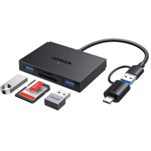 GREEN 4-in-1 Card Reader (USB-C & USB-A) - CM812