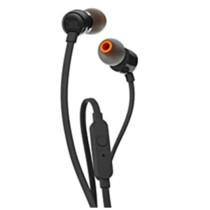 JBL Tune 110 Wired Earphones – Black