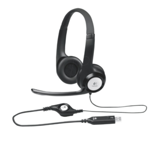 Logitech H390 USB-C Headset with Noise-Cancelling Mic - Black