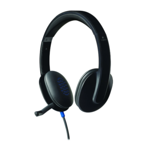Logitech H540 USB-A Headset with Noise-Cancelling Mic - Black