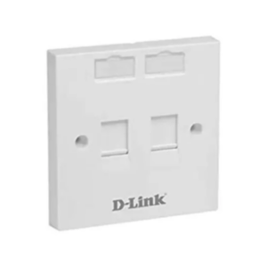 R&M (R795068) BS Faceplate 86x86, 2x1 Port, Pure White