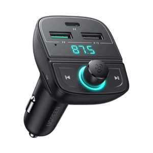 UGREEN Bluetooth Car Charger (5.0+PD+QC3.0+USB Flash Drive+TF) (Black) - CD229