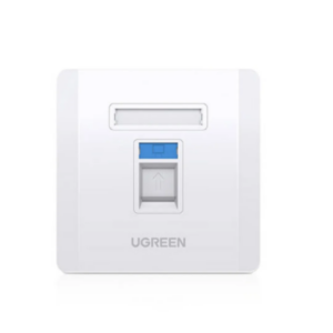 UGREEN Single-Port Wall Plate White (NW144)