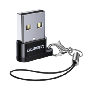 UGREEN USB-A Male to USB-C Female Adapter (US280) - Black