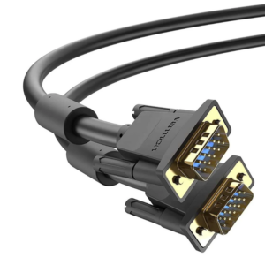 Vention VGA (3+6) Male to Male Cable with Ferrite Cores (15m)