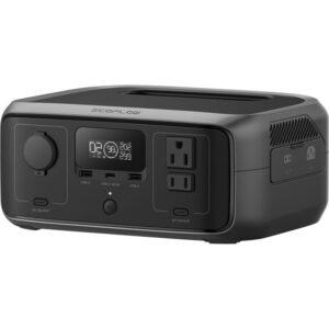 EcoFlow RIVER 3 Portable Power Station – 256Wh LiFePO4 Battery Core