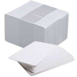 Plain White High-Quality CR80 PVC Cards