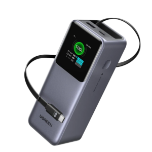 UGREEN Nexode 20000mAh 165W Power Bank with Retractable USB-C Cable