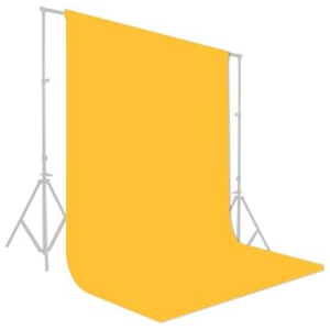 Visico Paper Backdrop 1.35m x 10m in Yellow