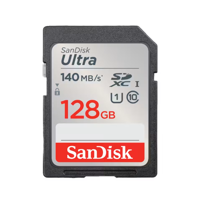 SanDisk 128GB Ultra SDXC UHS-I Class 10 Camera Memory Card