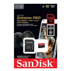SanDisk Extreme PRO 128GB microSDXC UHS-I CARD Up to 200MBs