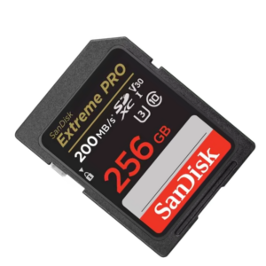 SanDisk Extreme PRO 256GB SDXC™ UHS-I Memory Card (Up to 200MBs)